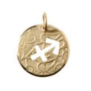 10KT Gold Sagittarius Zodiac Charm